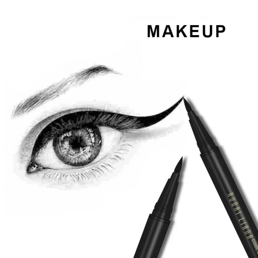 

Pressed Eyeliner Smudge-Proof Waterproof Long-Lasting Easy To Color Liquid Eyeliner Make-Up