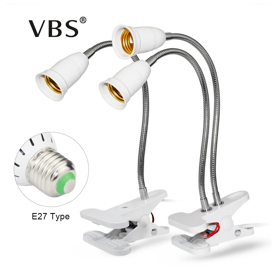

Flexible Led Grow Lamp Clip For Full Spectrum Led Grow Light Bulb E27 Led Grow Growth Indoor Greenhouse Plant Flower Vegetable