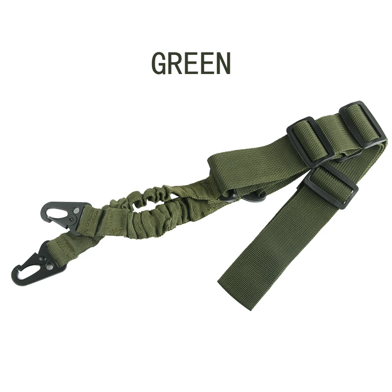 Tactical Rifle Sling Two Point Adjustable Nylon Multi-function Hunting Gun Strap Outdoor Airsoft Mount Bungee System Kit RL30-0004-05