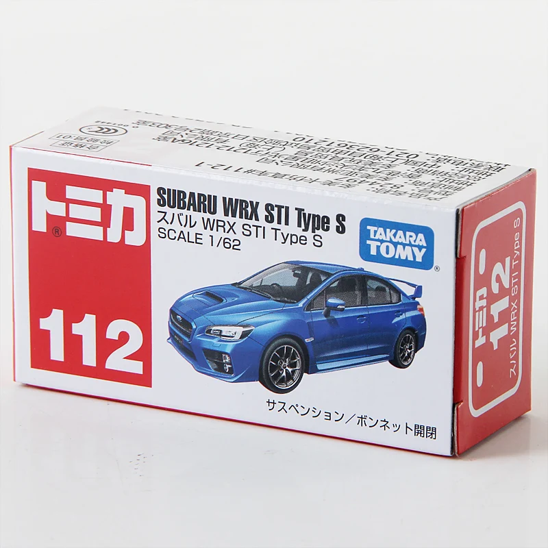 Takara Tomy Tomica 1/62 Subaru WRX STI Тип S литье металла игрушка модель автомобиля автомобиль