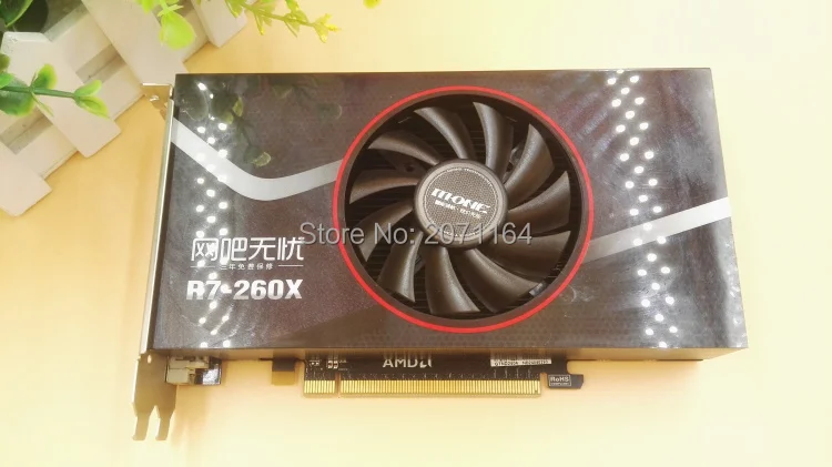  Desktop graphics for M-R7 260X 1G D5 graphics worry Edition game fight R9 270 240 250 650 