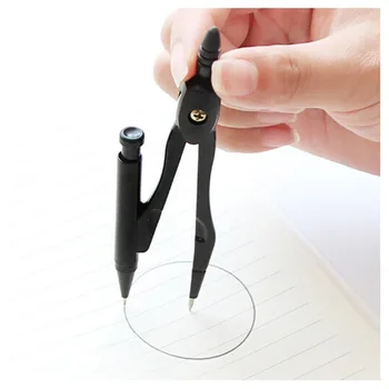 

Affordable Student Black Metal Mechanical Pencil Drawing Compasses