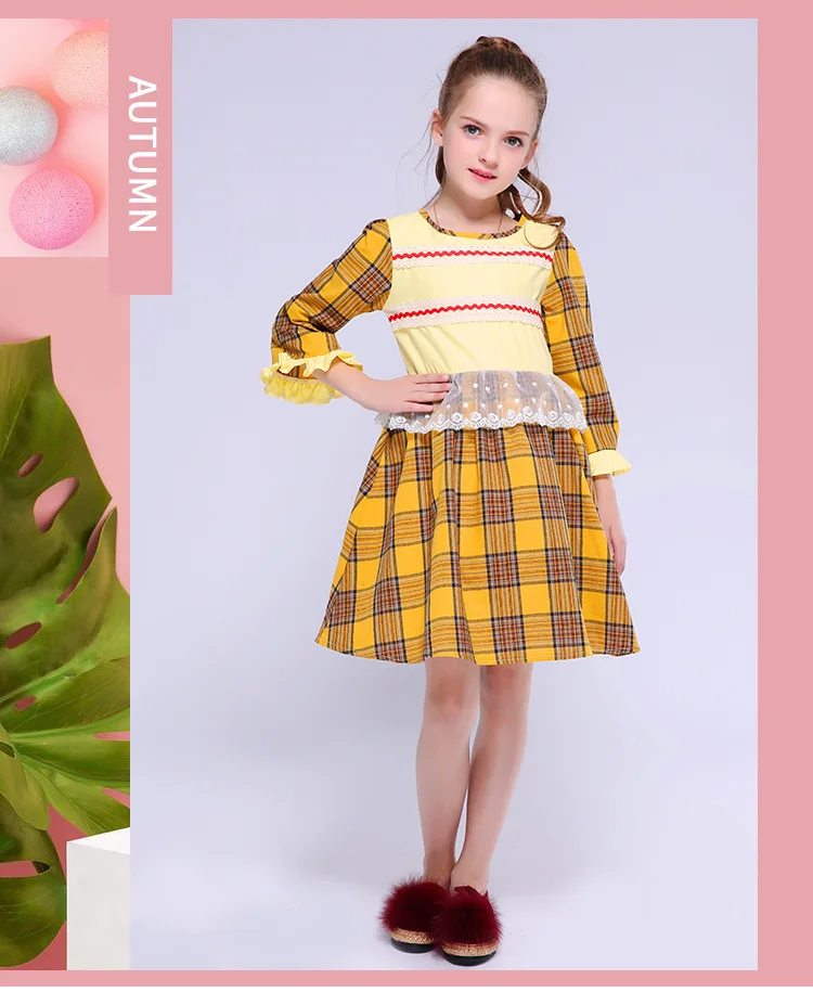 Roimyal из мультфильма «Холодное сердце» ; 'new платье подушки из чистого хлопка в клетку кружево От 2 до 11 лет платье для маленьких девочек; детское вечернее платье