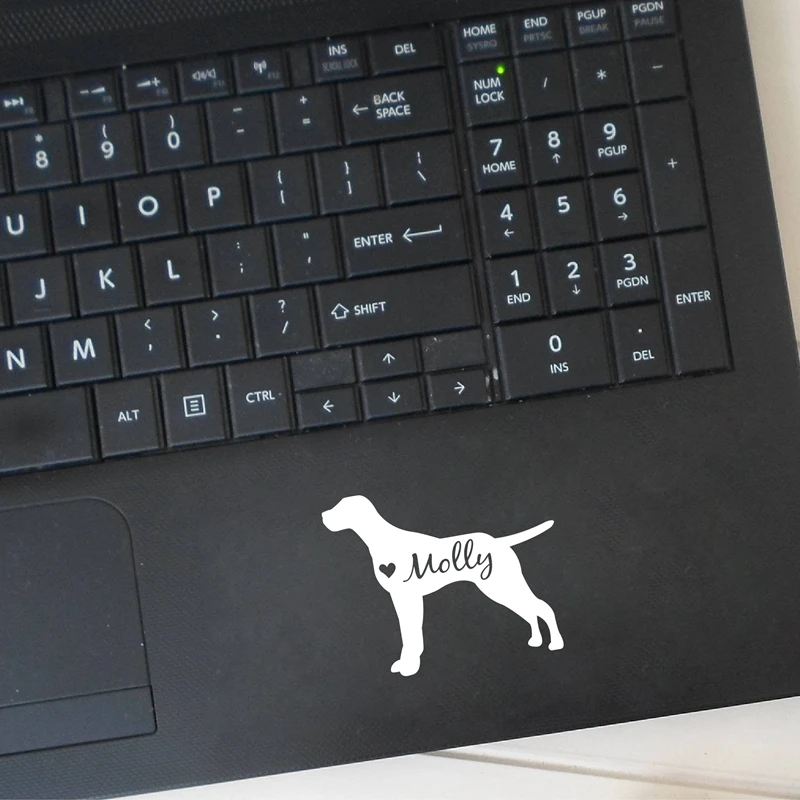 Dog Vinyl Taptop Stickers