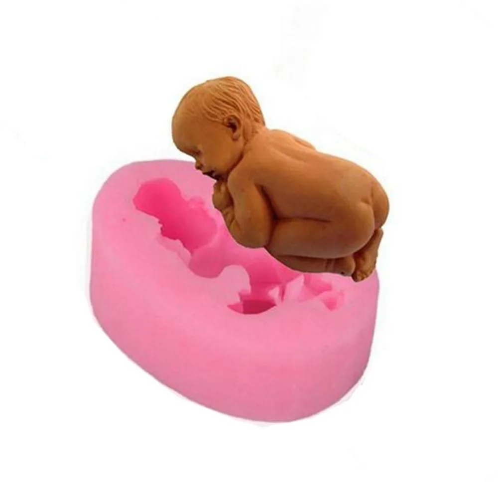 

Food Grade Fondant Gunpaste Icing Candy Mold Cute New Born Baby Sleeping face Down Great for Christening Decoration Cupcake #A20
