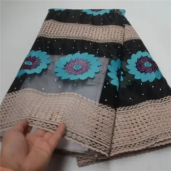 

5 Yards per lot purple african french lace fabric popular design net lace fabric party dress lace for women -HL30