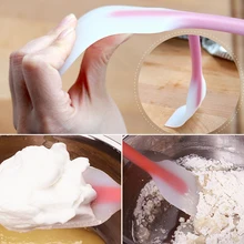 Горячая кухонный, крем-масло торт шпатель силиконовый шпатель для выпечки скребок для масла Кулинария торт посуда