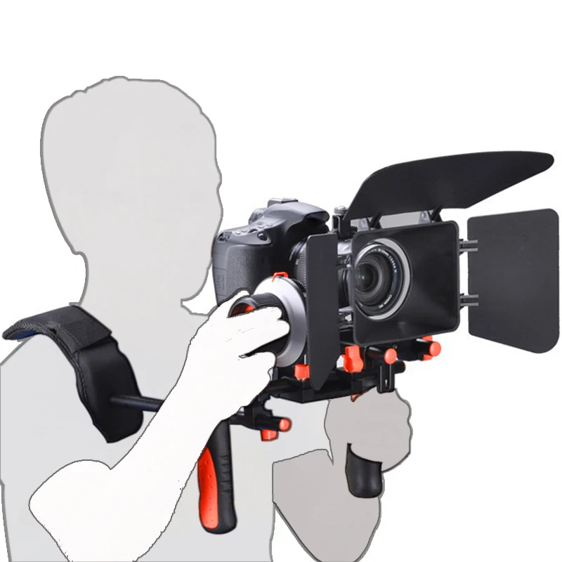 

Aputure DSLR RIG V2 Set Shoulder Mount Stabilizer Movie Kit + Matte Box + Follow Focus For DSLR Video Camera 5D II III