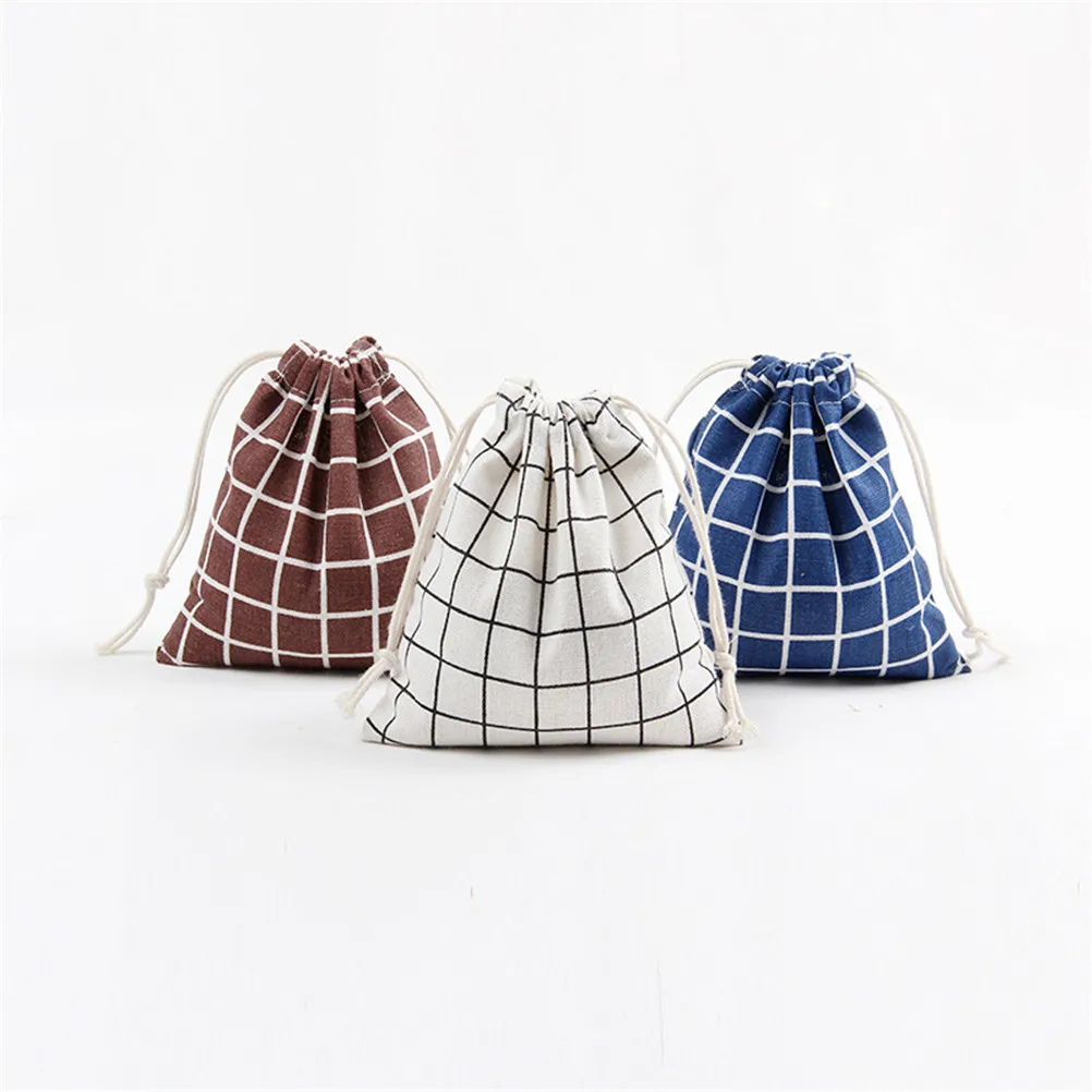

3Sizes Women Reusable Cotton Drawstring Shopping Bag Printing Unisex Foldable Grocery Shopping Bags Hot Sale Case Pouch