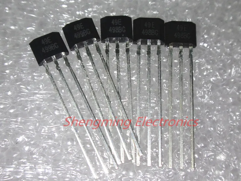 

10pcs 49E Hall element OH49E SS49E Hall sensor Hall Effect Sensor
