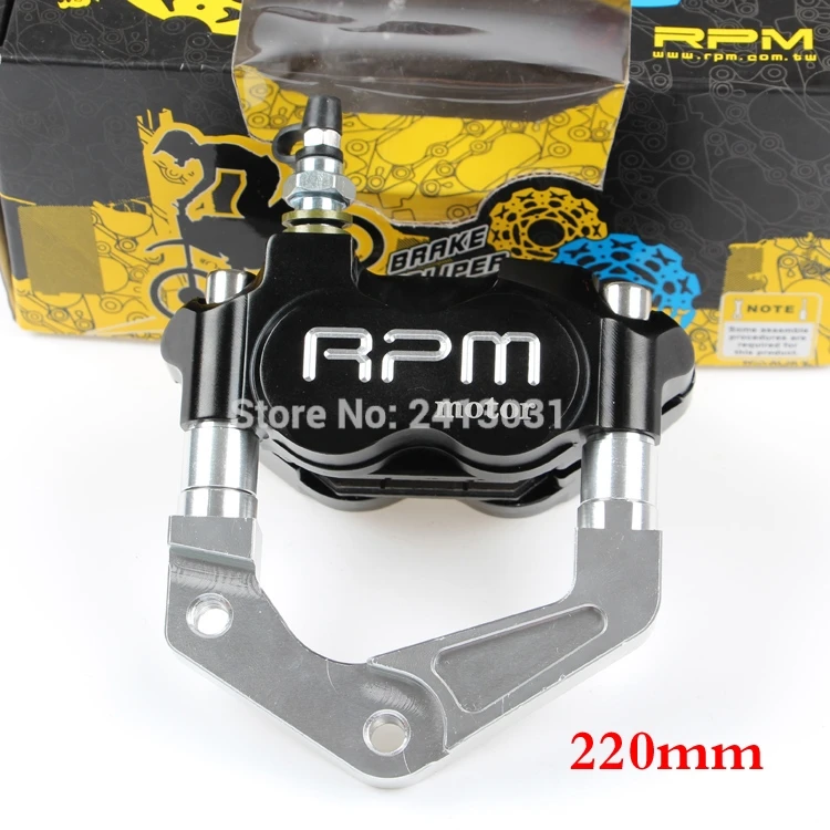 RPMMOTOR Универсальный мотоциклетный Тормозной Суппорт тормозной насос+ 200/220 мм дисковый тормозной насос адаптер кронштейн для Yamaha Nitro RSZ BWS Zuma