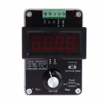 

Adjustable Current Voltage Analog Simulator 0~20mA Signal Generator DC 0~10V Tester Tools