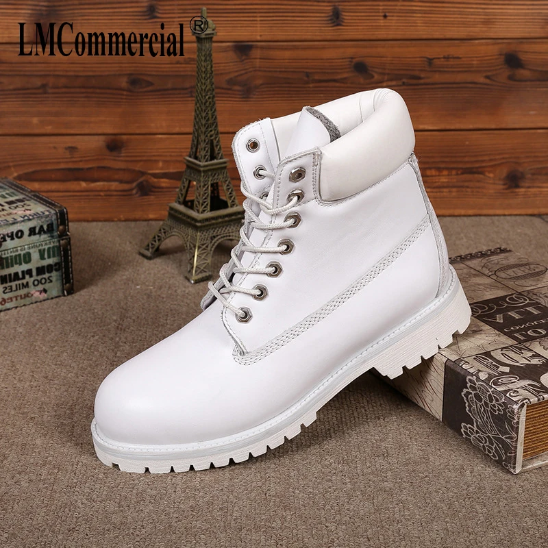 

mens Riding boots genuine leather cowhide military boots steel toe shoes autumn winter British retro desert boots men cowboy