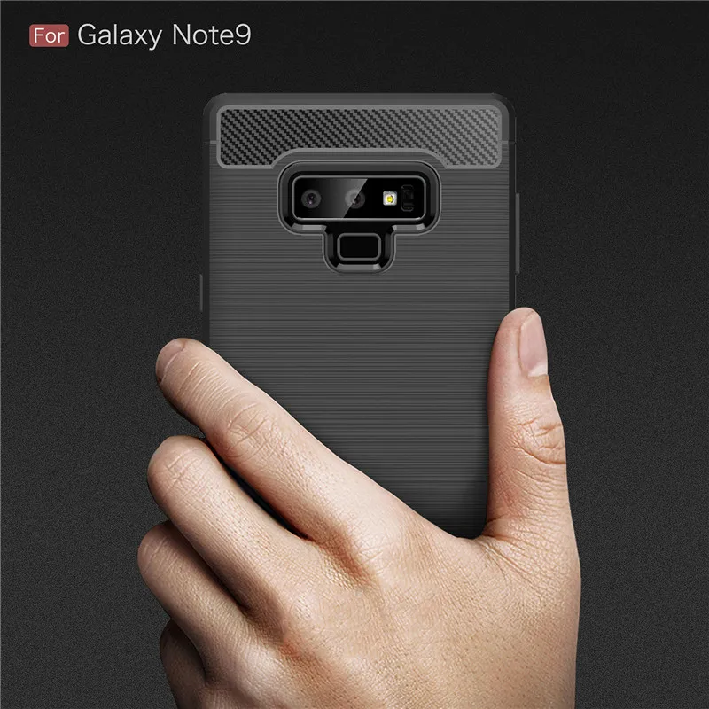 Binbo чехол для Samsung Galaxy Note 9 армированный углеродный жесткий силиконовый
