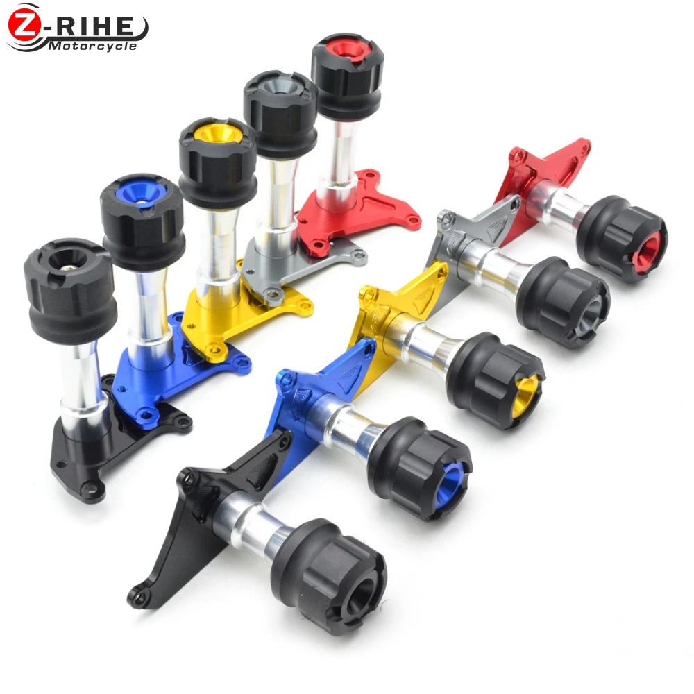 

Pair CNC Aluminum Motorcycle Frame Sliders Crash Pad Fairing Protector Modified Accessories Black Red Gold Blue for Honda MSX125