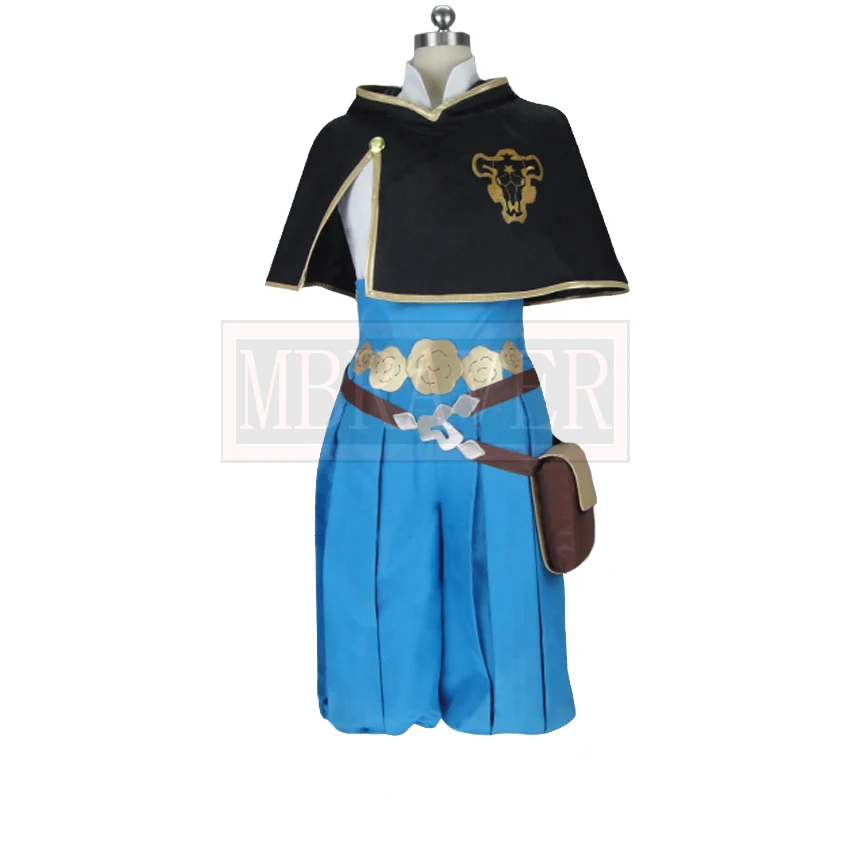 Black Clover Grey Christmas Cosplay Costume Halloween Suit Custom Made 