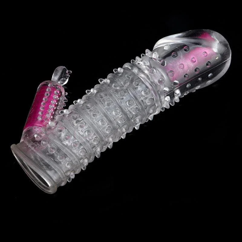 

Newly Silicone Massage Sleeve Cocking Extender Enhance Enlarger Extension Condom JLRD 2019