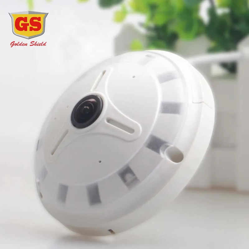 GS WIFI IP Camera 360 Fisheye Panoramic Dome Camera 1.3MP 960P ONVIF CCTV Night Vision Video Surveillance Security
