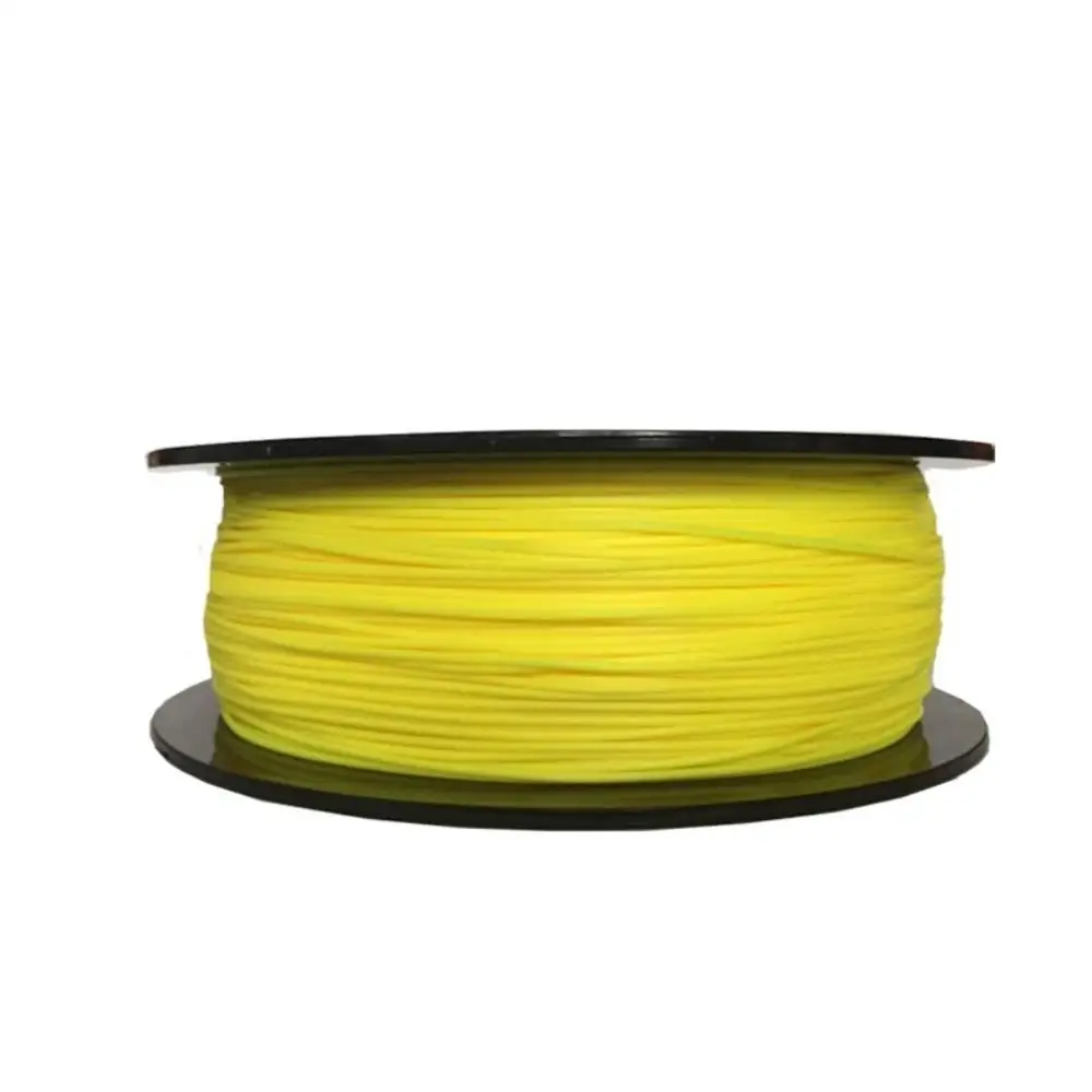PLA ABS пластик нити 1,75 мм 1 кг рулон для 3D принтера или ручки желтый черный серый зеленый - Цвет: PLA F Yellow