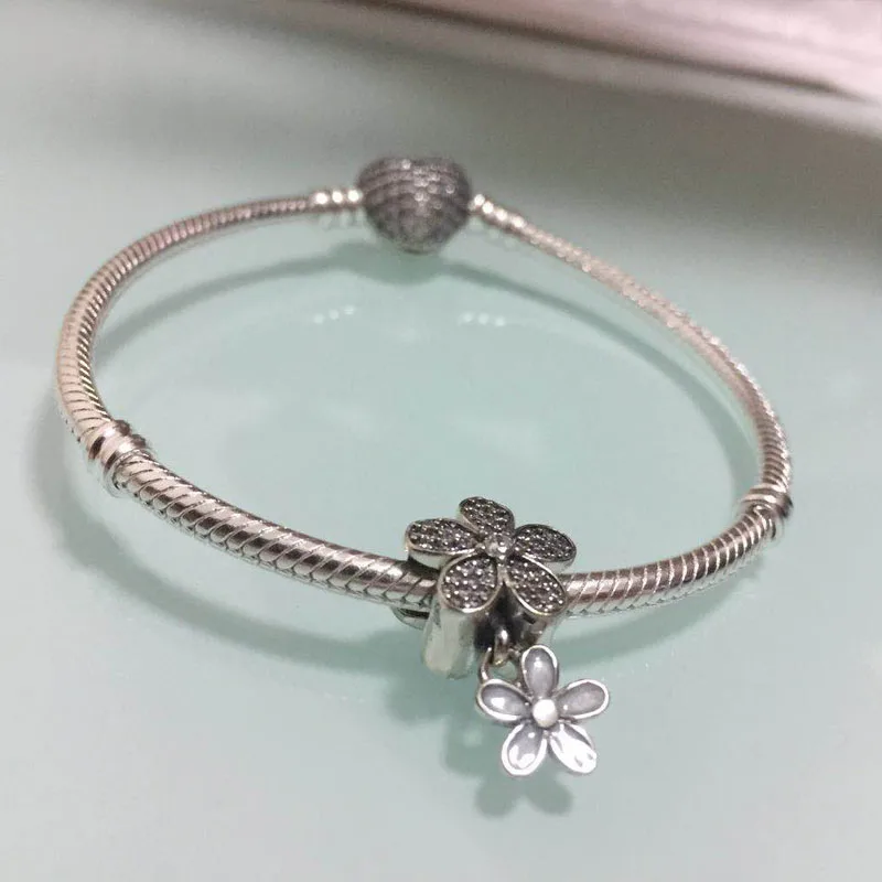 

100% 925 Sterling Silver Bracelets European Original with charms Chain Bracelet Diy Beads Charms Bracelet Valentine's Day gift