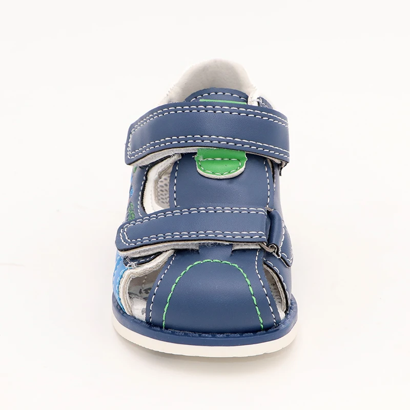 Najtaniej Śliczne Eagle letnie chłopcy ortopedyczne sandały Pu skórzane buty dla małych dzieci dla chłopców zamknięte Toe płaskie buty dla dzieci rozmiar 22 27 No. A192