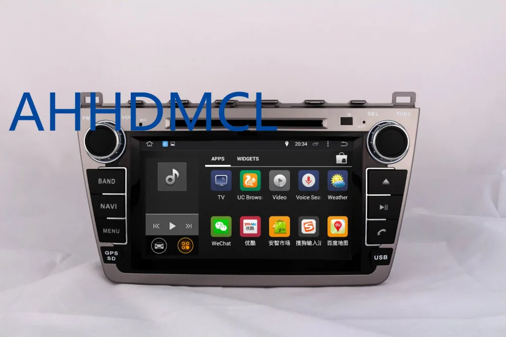 Sale AHHDMCL Car Multimedia Player Stereo Radio DVD Android 9.0 Navigation For Mazda 6 2008 2009 2010 2011 2012 2013 2014 2015 ~Up 4