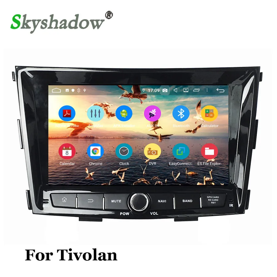 Автомобильный dvd плеер LTE WIFI Bluetooth 4 2 RDS радио gps ГЛОНАСС карта для SsangYong tivolan 2014 DSP