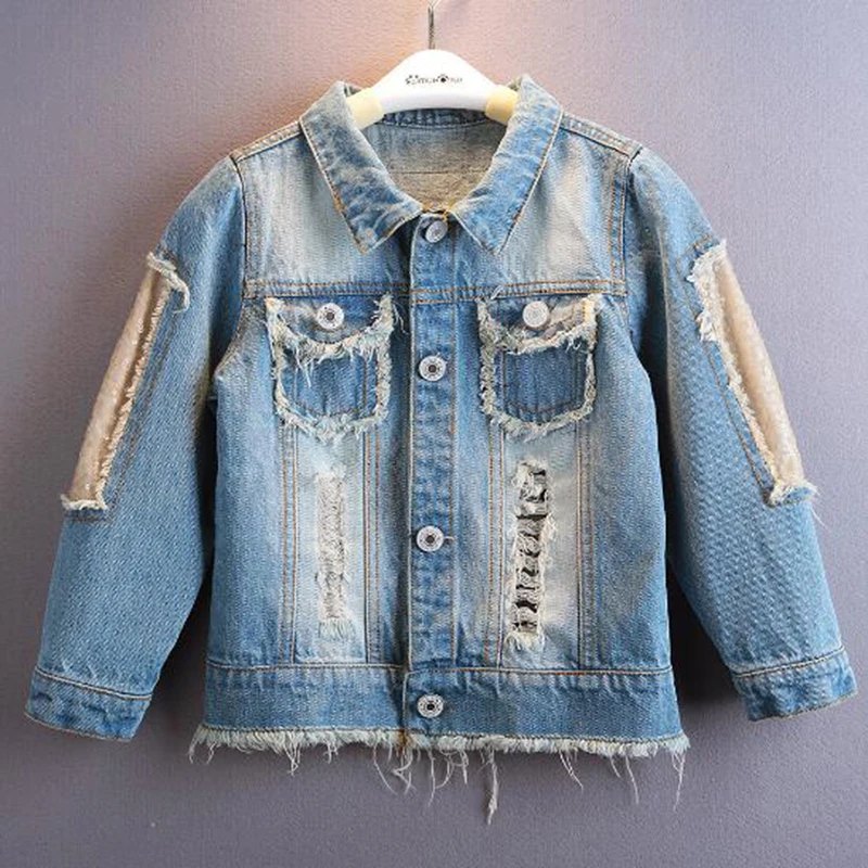 Real Love Girls' Denim Jacket - Basic Denim Soft Stretch Jean Jacket (Size:  7-16) - Walmart.com