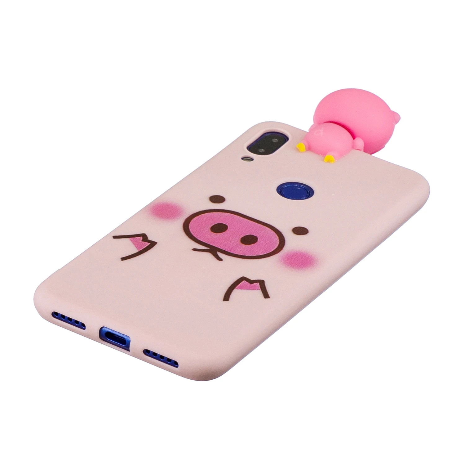 3D Cartoon Cute Animal Patterned Soft TPU Case Cover on sfor Xiaomi Mi A2 Lite F1 8 Redmi 4X 4A 5 Plus S2 Note 7 5 6 Phone Coque (2)