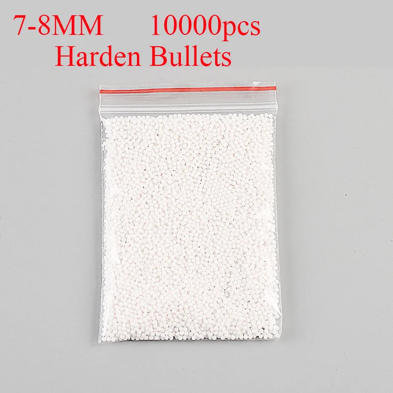 

2 pcs Water Gun Bullet 10000pcs/Bag Harden Crystal Bullet Water Bomb Toy Gun Bullets Flower Decorative Water Beads Reforce Bomb