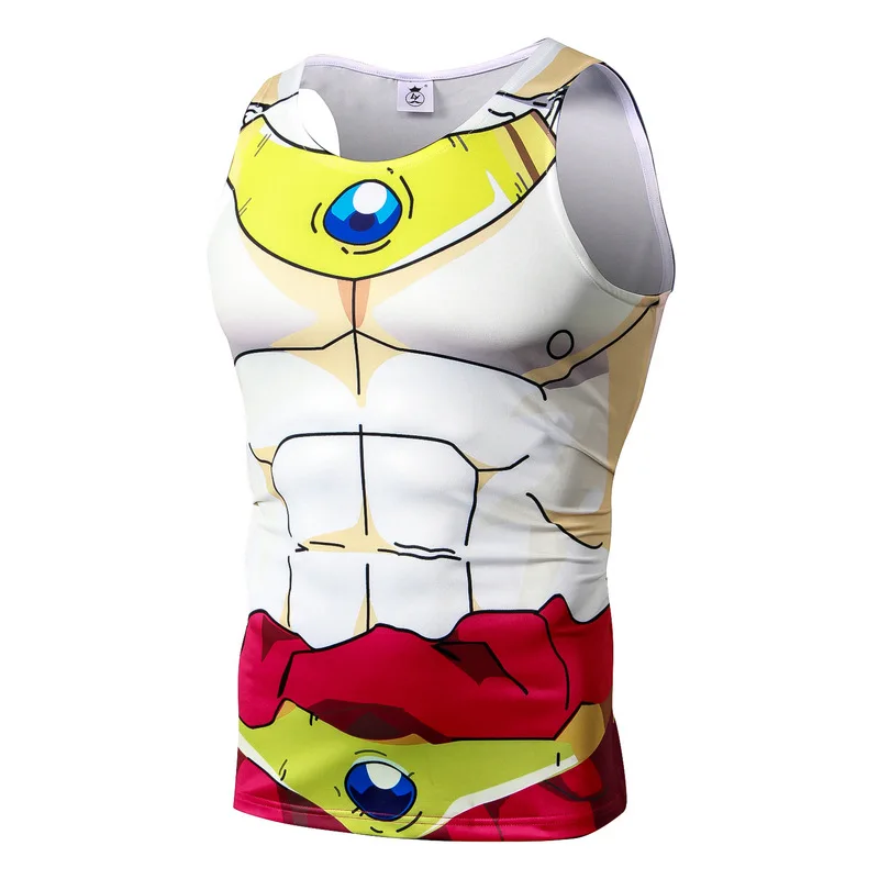 2018 Dragon Ball Z Men's Tank Top mike's 3D Printed Super Saiyan Goku
