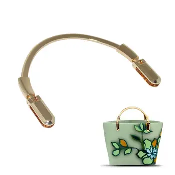 

Gold Semicircle Metal Purse Making Handbag Bag Handle Replacement DIY Crafts DIY Bag Hardware Accessories Parts Purse Frame
