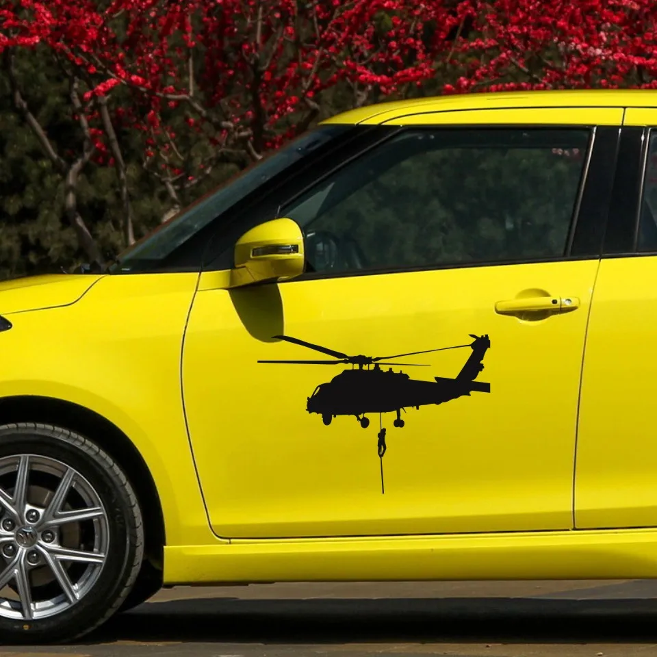 Cunymagos Helicopter Air Force Military Vinyl Car Sticker Decor Car Styling Fashion Auto Motorcycle Sticker Funny 16.2cm11 (6)