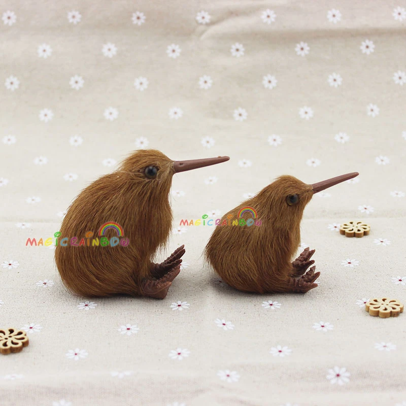 1 Pc Furry Brun Kiwi Oiseau Apteryx Nouvelle Zelande Animal Ornement Decor Maison Decoration Ornement Aliexpress
