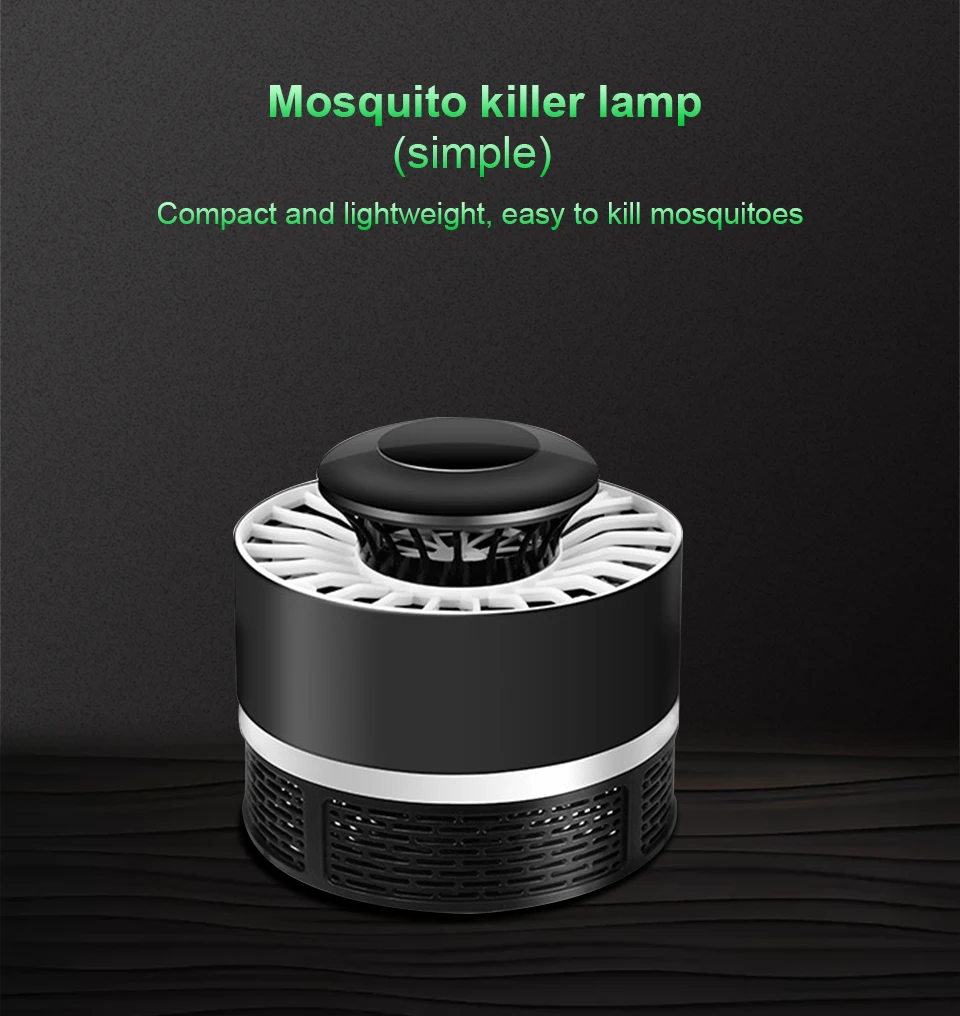 IngHoo москитная убийца USB электрическая Москитная лампа фотокатализатор немой светильник светодиодный Ошибка ловушка для насекомых Zapper ловушка без излучения