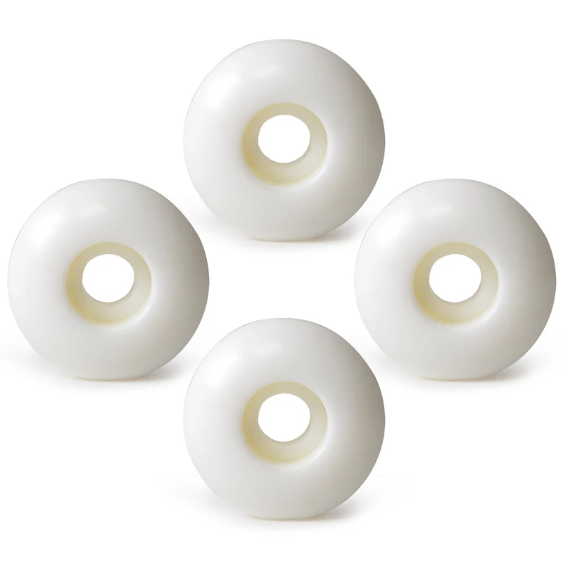 

Riding Skateboard Wheels Sliding Replacement Repair White 100A Longboard A Set Of 4 Blank 54mm Outdoor Accessory