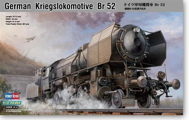 1/72 немецкий BR 52 паровоз модель 82901