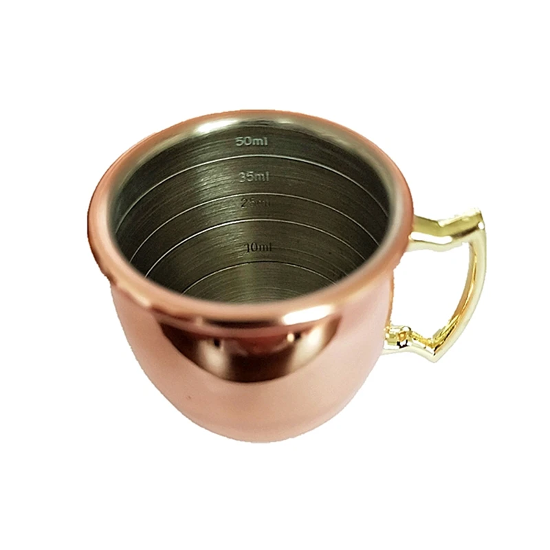 

60ml Copper Plated Stainless Steel Jigger Bar Measures Bar Tools Bar Accessory