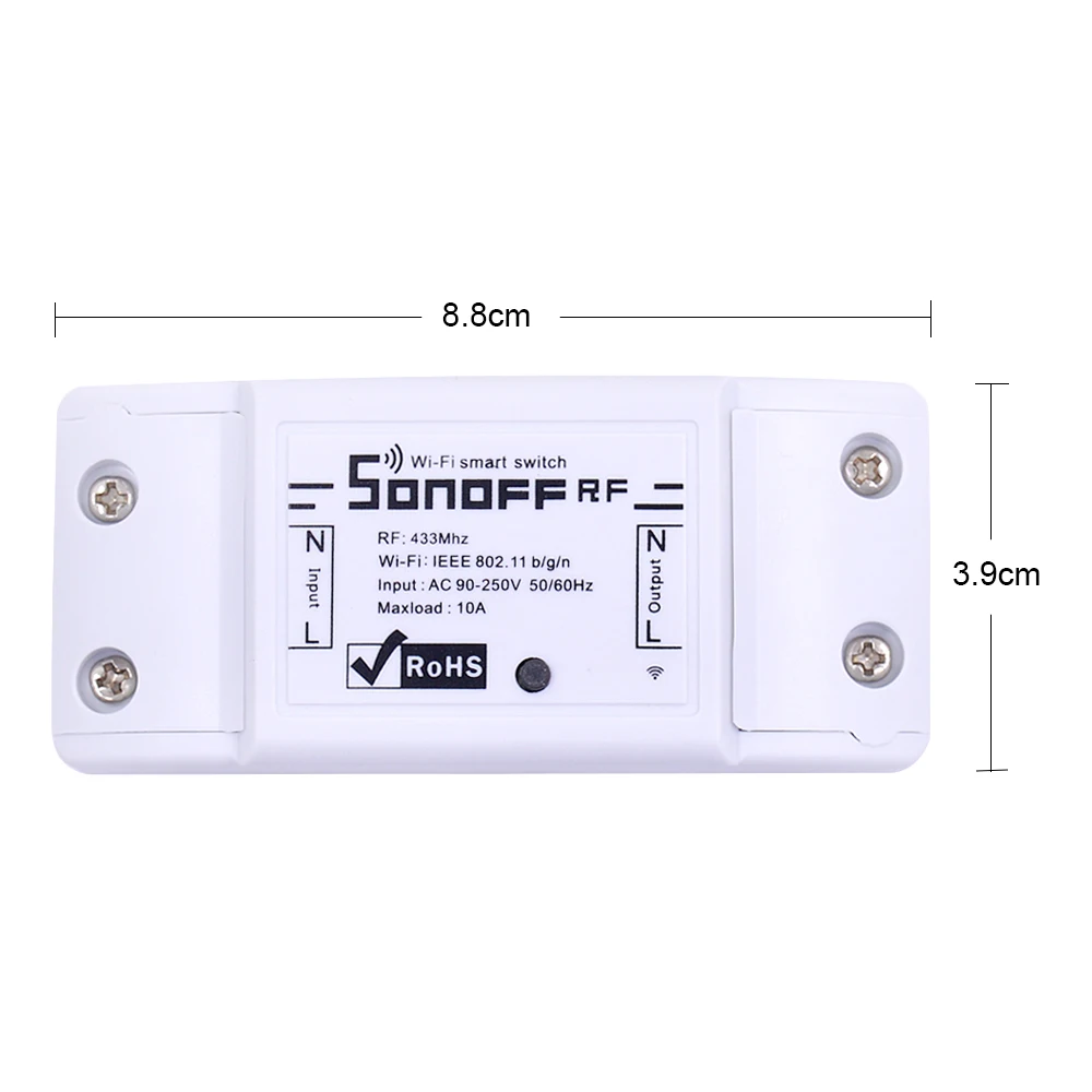 Sonoff Itead 10A Wifi умный переключатель дистанционный беспроводной Таймер светильник Интеллектуальный универсальный DIY Модуль Автоматизации умного дома