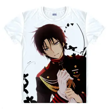 

Yuichiro T-Shirt Mitsuba Sangu Shirt custom t shirts Anime Cartoon Clothes printed t shirts fashion Hot Anime cute clothing a