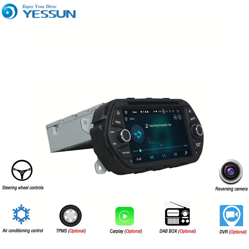 YESSUN Android 8,0 4G ram сенсорный экран DVD для Fiat Tipo~ Автомобильный навигатор gps мультимедийный плеер Зеркало Ссылка Авторадио