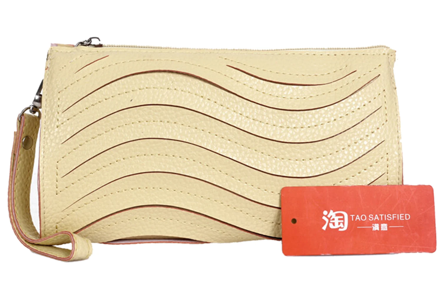 

Fashion Women Clutch Bag PU Leather Handbag Purse Wallet Small Shoulder Messenger Bag Beige