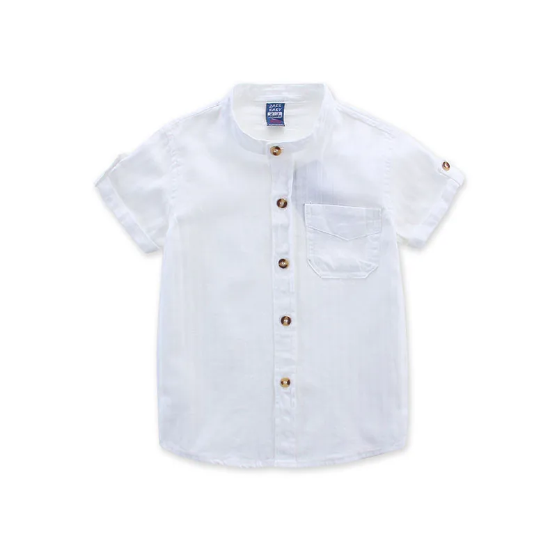 Quarter Sleeve Baby Boy Cotton Shirt - Image 2