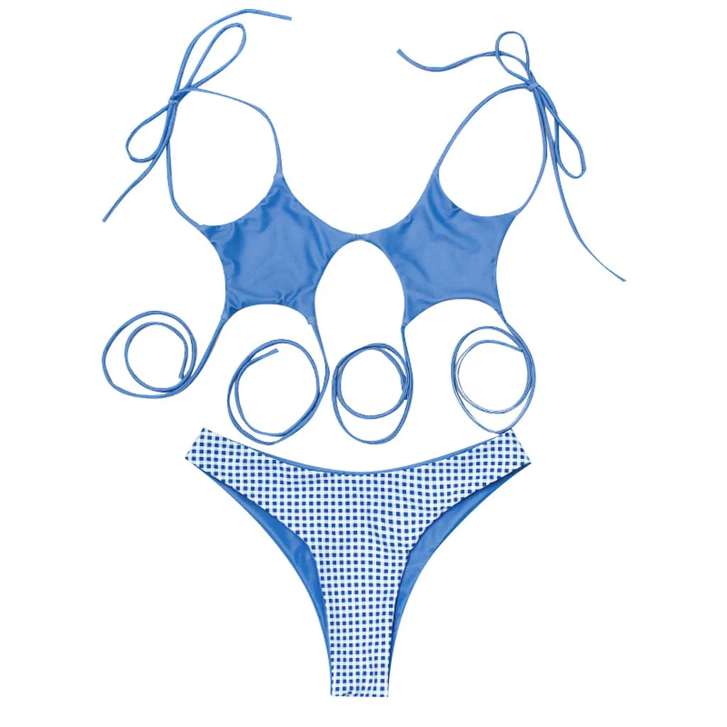 

2019 Women's Swimming Suit Sexy Bikini Swimsuit Women's Print Floral Surf Suit Prone Swimsuit Swimwear Two wpiece Beachwear