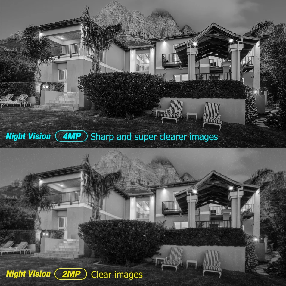 Hiseeu H.265 8CH 4MP POE Security Camera System Kit Audio Record IP Camera IR Outdoor Waterproof CC