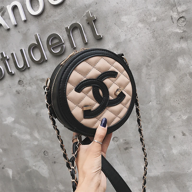 

Luxury Handbags Women Circular Bags Designer Letter Shoulder Bag Leather Crossbody Bags for Women 2018 Luis Vuiton Sac A Main