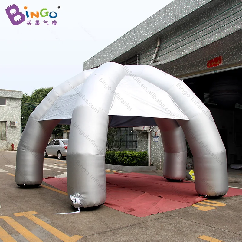  Personalized 6X3.5 meters silver inflatable spider tent / inflatable spider dome tent / inflatable 