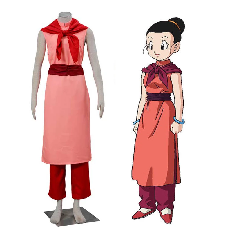 US $38.99 |Anime Dragon Ball Super Cosplay Costumes Chichi Cosplay Costume ...