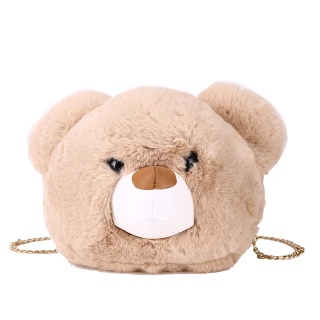 Cute Plush Bear Bags for Women 2018 Kids Gift Toy for Little Girls