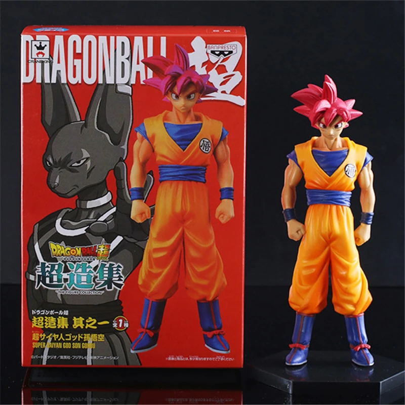 1 шт./лот Dragon Ball цифры рыжие волосы Сон Гоку 16 см ПВХ фигурку Модель Обувь для